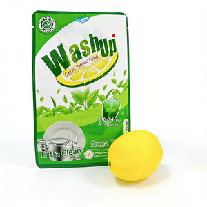 Pochette souple thermoscellable de 750 ml à ouverture facile, sachet stand-up à 3 soudures latérales pour liquide vaisselle, détergent et autres liquides - Product Image 1