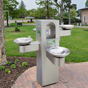 Bebedero Público Manual de Acero Inoxidable para Exteriores, Estación de Recarga de Botellas de Agua, Dispensador de Agua sin Contacto para Mascotas - Product Image 6