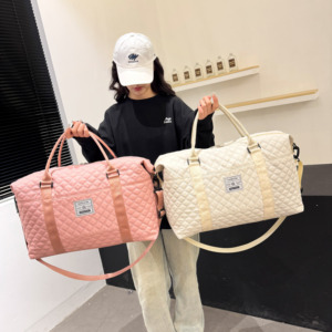 Custom Large Capacity Travel Duffle Bags for Women Outdoor Business Trip Fitness Maternity <b>Storage</b> Bag - Product Image 1