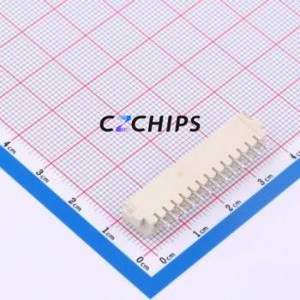 HCZZ0021-13 Wire-to-Board Pin Header SMD,P=2.54mm,Horizontal Mount Connector 1x13P 2.5mm Horizontal Mount XH - Product Image 2