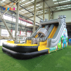 WINSUN Tobogán Acuático Inflable Comercial <span class=keywords><strong>con</strong></span> <span class=keywords><strong>Piscina</strong></span>, Castillo Inflable, <span class=keywords><strong>Alquiler</strong></span> para Fiestas al Aire Libre para Niños - Product Image 3