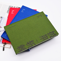 Agenda en tissu A5, carnet personnalisé, couverture rigide personnalisée, ligné, journal en dropshipping
