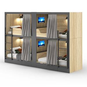 Appartement moderne Loft Bed <span class=keywords><strong>Capsule</strong></span> Lit double Sleep Pod Japan <span class=keywords><strong>Hotel</strong></span> <span class=keywords><strong>Capsule</strong></span> Bed à vendre - Product Image 3