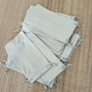 Fabrik-Großhandel Schwarzes Mikrofaser-Brillenetui Weiches Sonnenbrillen-Etui in Rechteckform aus Stoff Brillenbeutel - Product Image 3