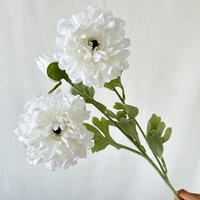 NINI Fleurs de pivoine artificielles en soie faites à la main avec bords brûlés, centre de table, style guirlande, respectueuses de l'environnement, pour mariage et remise de diplôme