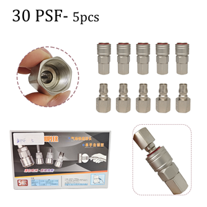 C-Type Japan Style SF+PF Pneumatic <b>Quick</b> Release Coupler Air Compressor Pipe Fitting - Product Image 3