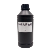Solution de nettoyage UV Cncolor pour imprimantes 1000ML/500ml/Bouteille Transparente Certifiée MSDS Modèles Dx5 Dx7 I3200 Xp600