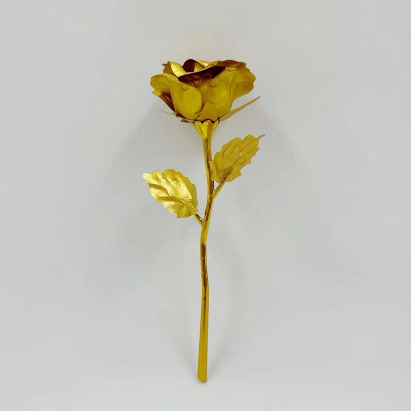 Fiore foglia d'oro [oro] 11x4,5 cm