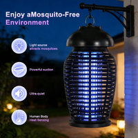 Lampe anti-insectes extérieure 18W, lampe électrique anti-moustiques, puissant tue-insectes, anti-moustiques