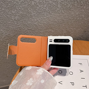 Custodia per Cellulare con Design a Zampa di Gatto per Samsung Galaxy Z Flip 7 6 W25 e Xiaomi Mix Flip, Cover per Ragazze - Product Image 1