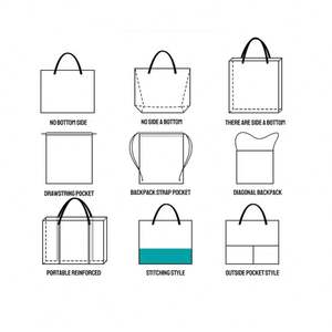 กระเป๋าผ้าแคนวาสขนาดใหญ่แบบมีหูหิ้วเชือก ทำจากวัสดุธรรมชาติ เป็นมิตรกับสิ่งแวดล้อม ใช้ซ้ำได้ พร้อมบริการพิมพ์โลโก้ตามสั่ง สำหรับการช้อปปิ้ง ขายส่ง - Product Image 4