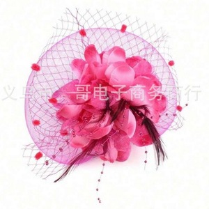 Tea <span class=keywords><strong>Party</strong></span> Hochzeit Cocktail <span class=keywords><strong>Kentucky</strong></span> <span class=keywords><strong>Derby</strong></span> 20s Flapper Kopf bedeckung - Product Image 3