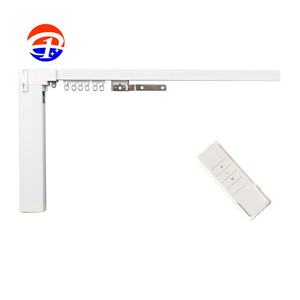 Piste de rideau motorisée électrique, personnalisée, intelligente, avec <span class=keywords><strong>commande</strong></span> RF, domotique de maison, hôtel - Product Image 5