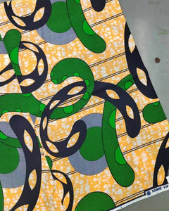 Nouvelle Arrivée Tissu Africain Imprimé Ankara Wax Véritable Garanti 100% Coton Vente Chaude - Product Image 4