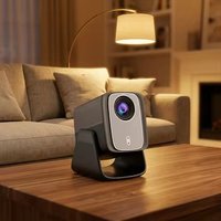 Mini Proyector Inteligente Nativo 1080P, Proyector Android 4K WiFi, Proyector de Cine en Casa, Proyector 4K