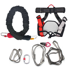 Offre Spéciale Équipement de gymnastique personnalisé à <span class=keywords><strong>prix</strong></span> réduit Harnais élastique demi-corps Cordons de <span class=keywords><strong>fitness</strong></span> à l'élastique Danse à l'élastique - Product Image 4