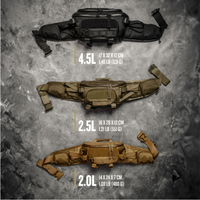 Nouvelle Collection 2025 – Sac Banane Tactique Léger en Polyester avec Cadre Interne et Camouflage pour l'Escalade et les Activités de Plein Air