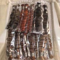 Bundel rambut kepang manusia untuk rambut manusia jalinan tanpa simpul Boho gelombang besar rambut manusia untuk mengepang tanpa jalinan bundel rambut Virgin Remy
