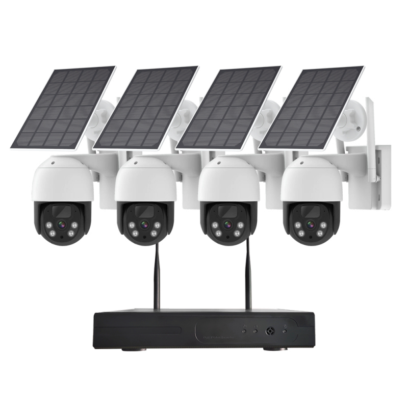 Wistino 4MP Battery Solar Power Two