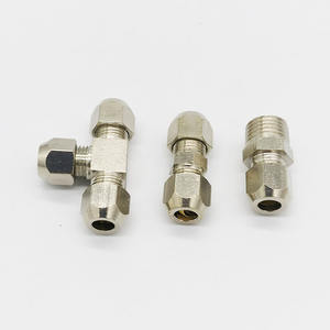 Raccords à olive à écrou unique <span class=keywords><strong>BCPC</strong></span> 6 en acier inoxydable et laiton, connecteurs pneumatiques à compression rapide 0-1MPa, garantie 6 mois - Product Image 6