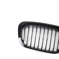 Grilles de rein avant de voiture à 4 portes à ligne unique tricolore pièces d'auto ABS pour BMW série 3 E46 1997-2001