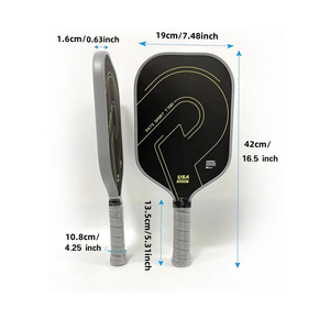 <span class=keywords><strong>Raquette</strong></span> de <span class=keywords><strong>pickleball</strong></span> en fibre de carbone T700 la plus vendue, durable et de qualité supérieure, épaisseur 16 mm, thermoformée Toray - Product Image 2