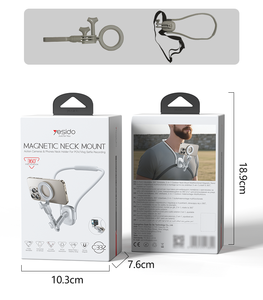 Yesido Magnetic Neckband Multifunktion ale Hals halterung Erste-Person-Perspektive Fotografie Telefon halter C332 - Product Image 6
