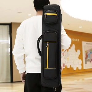 Estuche para taco de billar de nailon PU 3x4 de alta capacidad con correas de mochila para transporte, muestra gratuita - Product Image 3