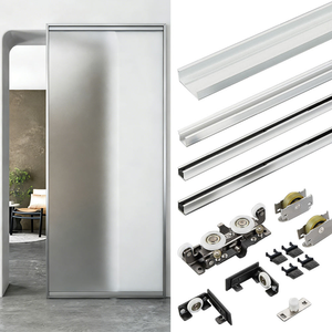 <span class=keywords><strong>Kit</strong></span> de quincaillerie pour <span class=keywords><strong>porte</strong></span> invisible Wekis Ghost Door, en aluminium, pour <span class=keywords><strong>porte</strong></span> intérieure à cadre étroit, fourni par le distributeur - Product Image 4