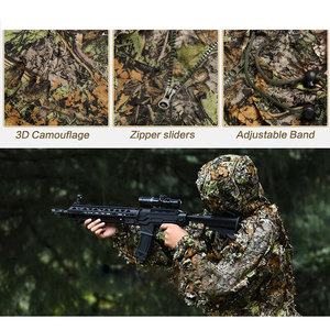 ชุดกิลลี่สำหรับฤดูหนาวระดับมืออาชีพ สำหรับการฝึกยุทธวิธีกลางแจ้ง ชุดล่าสัตว์น้ำหนักเบาสำหรับผู้ชาย ผลิตจากโพลีเอสเตอร์ 100% - Product Image 5