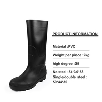 Bottes de pluie unisexes légères en PVC imperméables et antidérapantes en maille résistant aux produits chimiques pour jardin tailles disponibles en hiver