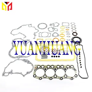 New Trend 4D33 Overhaul Engine Gasket Kit Repair Parts Connecting Rod Bearing Piston for Mitsubishi Engineering Machinery Part