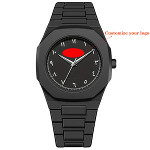 ओम पुरुषों के डिजाइनर नई घड़ी काले प्लास्टिक आर्बी नंबर शैली क्लासिक सरल खेल शैली की कलाई घड़ी रेलोज पैरा होम्ब्र। - Product Image 6