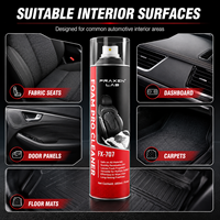 Nettoyant mousse pour intérieur automobile Fraxen Lab FX-707, 650 ml, pour sièges en tissu, tableau de bord, tapis, nettoyage multi-surfaces, OEM