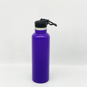 Bouteille isotherme sport en acier inoxydable de 650 ml, écologique, durable, avec poignée de transport, couvercle à paille anti-fuite, vente en gros - Product Image 5