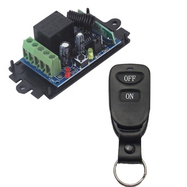 DC12V 1 Channel 315 433mhz Transmitter Receiver RF Universal Garage Doors Gate Wireless Remote Control Module