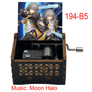 Moon Hola Music Box Anime Figures imprimées sur le couvercle Thème Chanson Anime Cadeaux pour soeur fille enfants <span class=keywords><strong>neveu</strong></span> <span class=keywords><strong>nièce</strong></span> - Product Image 5