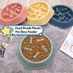 Comedouro Lento para Cães em Forma de Osso, Antiderrapante, para Alimentação Lenta de Animais de Estimação - Product Image 2