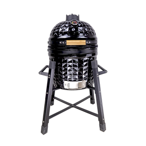 <span class=keywords><strong>Barbecue</strong></span> Kamado en céramique AUPLEX 15 pouces finition diamant, avec thermomètre et <span class=keywords><strong>chariot</strong></span>, pour cuisson extérieure dans la cour ou <span class=keywords><strong>sur</strong></span> la terrasse - Product Image 1