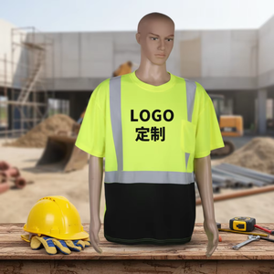 Áo sơ mi công sở ngắn tay thoáng khí có dải phản quang dành cho nam và nữ - Product Image 3