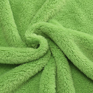 Оптовая продажа, двухсторонняя трикотажная Удобная хлопковая флисовая ткань, мягкий домашний текстиль, 100% полиэфирная ткань для пижамы и одеяла - Product Image 3
