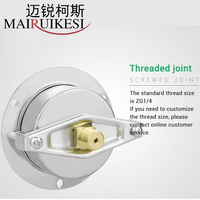 High Sensitivity Capsule Mount Gauge Stainless Steel Flange Panel Pressure Gauge for Low-Range Gas Pressure Monitoring