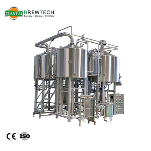 Système de brasserie industriel 1500L à 3 cuves, chauffé à la vapeur, configuration complète de brasserie - Product Image 2