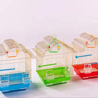 Vente directe fabricant : Cage à oiseaux en fil de fer pour perroquets, cage d'élevage avec accessoires, cage pour animaux de compagnie, cage pour perruches