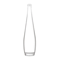 Bouteille en verre pour spiritueux en gros 500ml 700ml 750ml 1000ml pour Gin Whisky Vodka Rhum