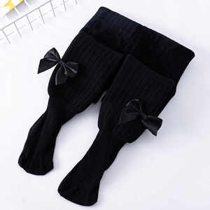 Invierno grueso polar esponjoso térmico niño niñas medias moda lindo Lazo de cinta Color sólido borroso cálido <span class=keywords><strong>niños</strong></span> pantimedias - Product Image 4