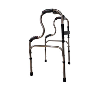 Aide à la marche en alliage d'aluminium Hengheyue 1811, légère, pliable, à quatre pieds, stable, anti-basculement, pour personnes âgées - Product Image 3