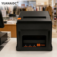 Impresora Térmica de Recibos de 80mm con Cortador Automático, para Uso Comercial, Conexión Bluetooth, USB y LAN, Precio Económico, en Stock