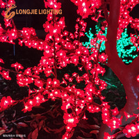 1944 LEDs H:2M Großhandel Professionelle Maßgefertigte Weihnachtsbeleuchtung Outdoor Künstlicher LED-Kirschblütenbaum-Lichterkette
