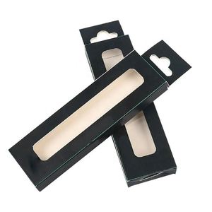 Custom Printed Logo Child Proof Resistant Drawer Cartridge Foldable Gift <b>Paper</b> Boxes With Clear Clear Window and Hanging Hole - Product Image 5